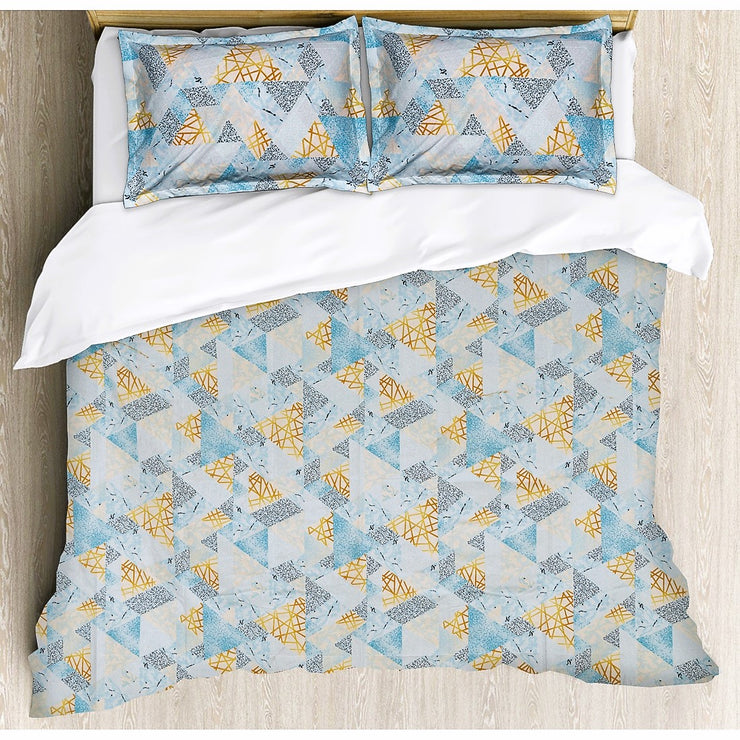 Blue Diamond 210 TC Cotton Blend King Double Bedsheet with 2 Pillow Covers (90x108 inches)
