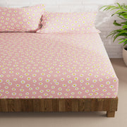 Autumn Harvest 210 TC Cotton Blend Flat King Bedsheet