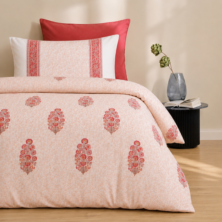 Palace Petals Cotton King Bedsheet - 250 TC