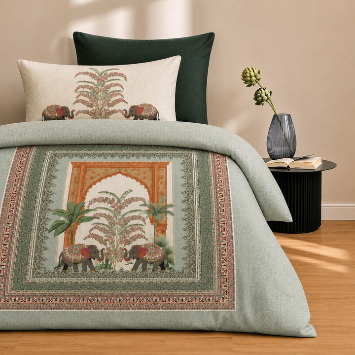 Gaj Vatika Cotton King Bedsheet - 250 TC