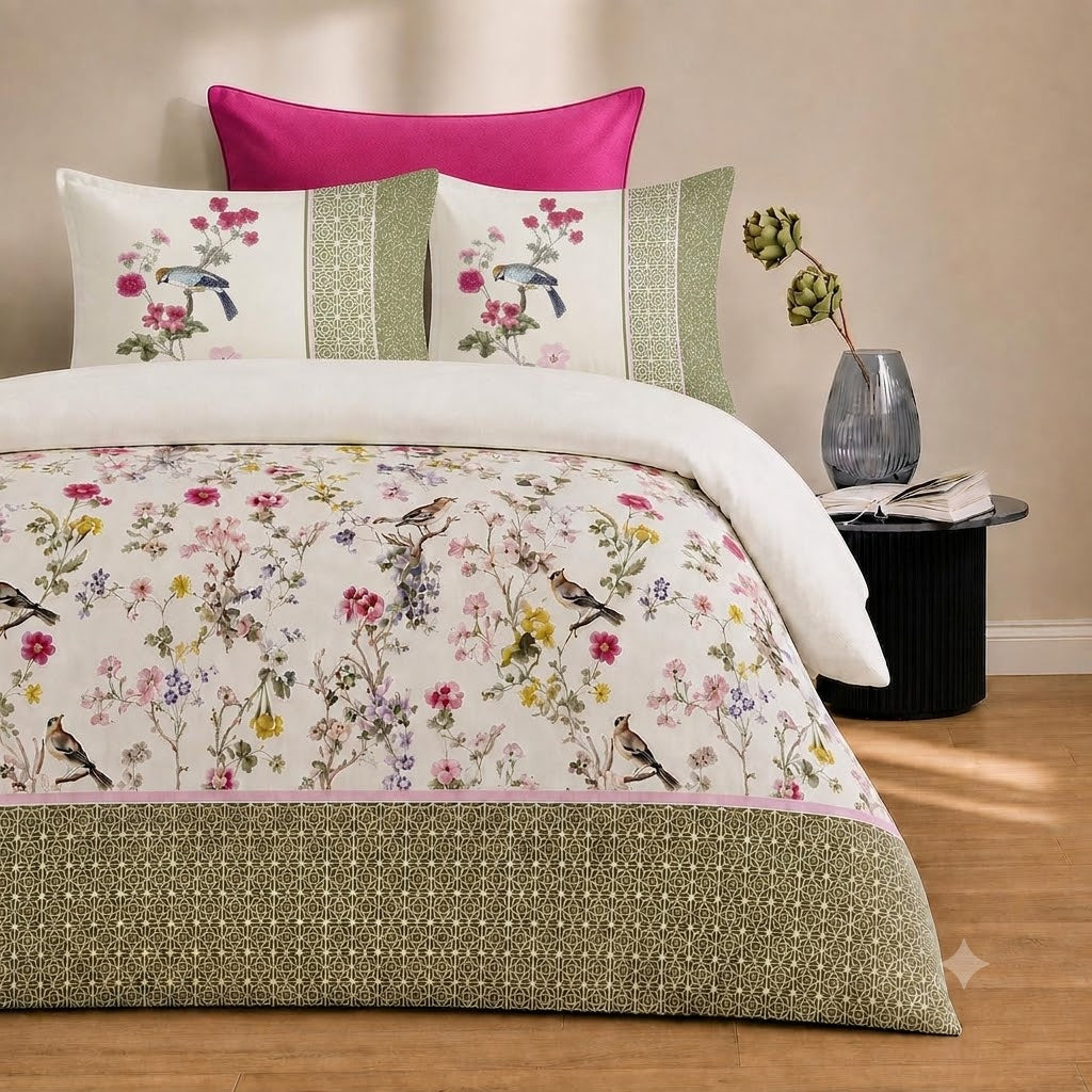 Bagh-e-Vatika Cotton King Bedsheet - 250 TC