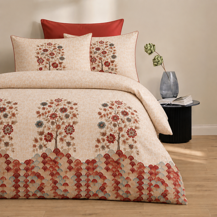 Royal Arbor Cotton King Bedsheet - 250 TC