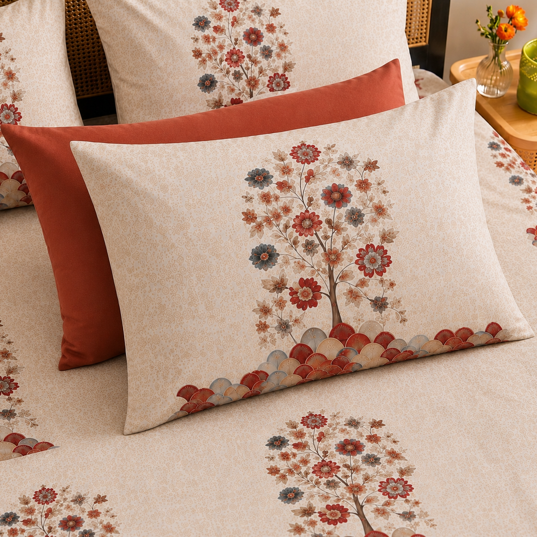 Royal Arbor Cotton King Bedsheet - 250 TC