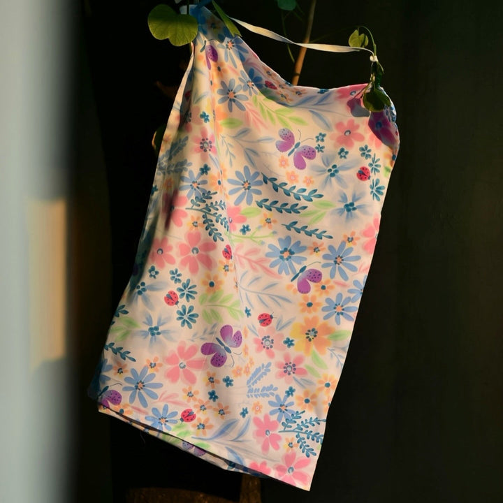 Colorful Butterflies Cotton King Bedsheet - 250 TC