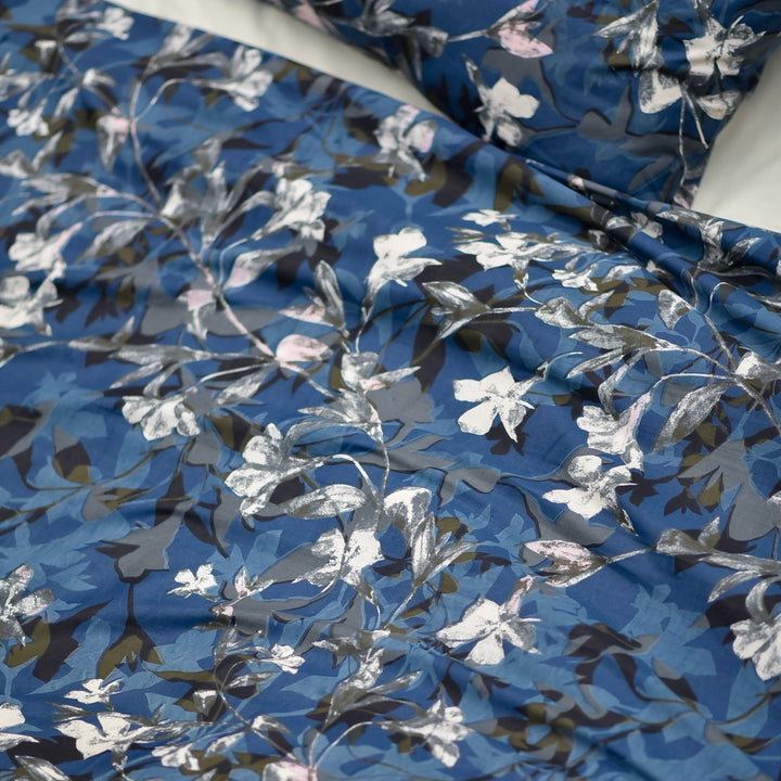 Ocean Whisper Cotton King Bedsheet - 250 TC