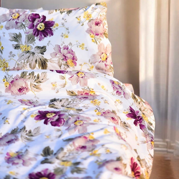 Bloom Monsoon Cotton King Bedsheet - 250 TC