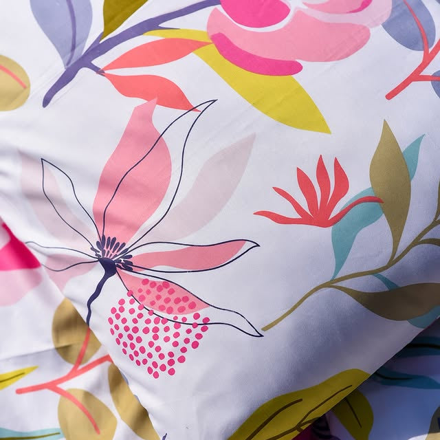 Color Splash Cotton King Bedsheet - 250 TC