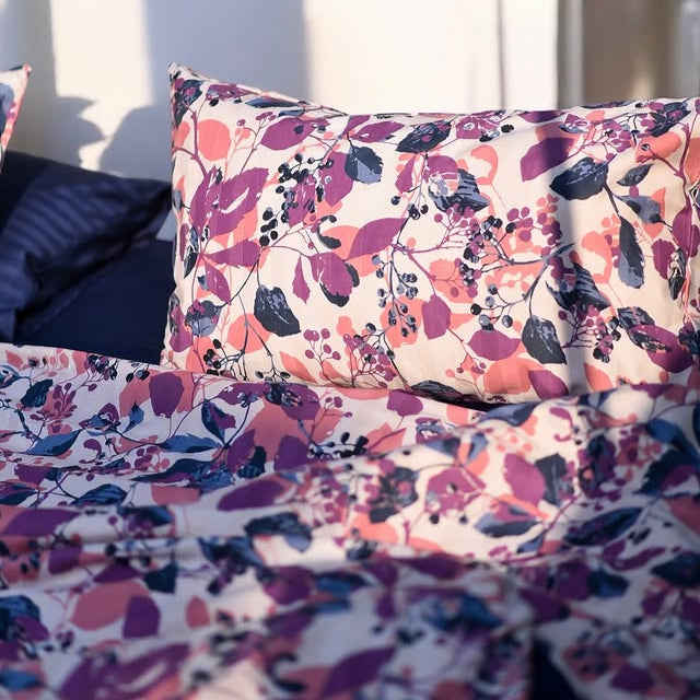 Moonlight Petals Cotton King Bedsheet - 250 TC