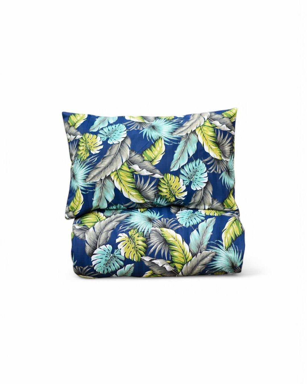 Blue Bagaan Cotton King Bedsheet - 250 TC