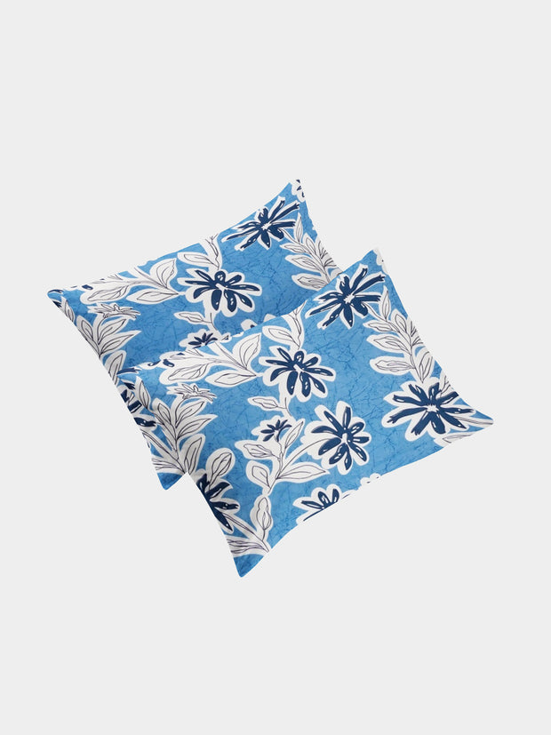 Blue Palms 210 TC Cotton Blend Flat King Bedsheet