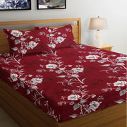 Botanic Serenity 210 TC Cotton Blend Flat King Bedsheet