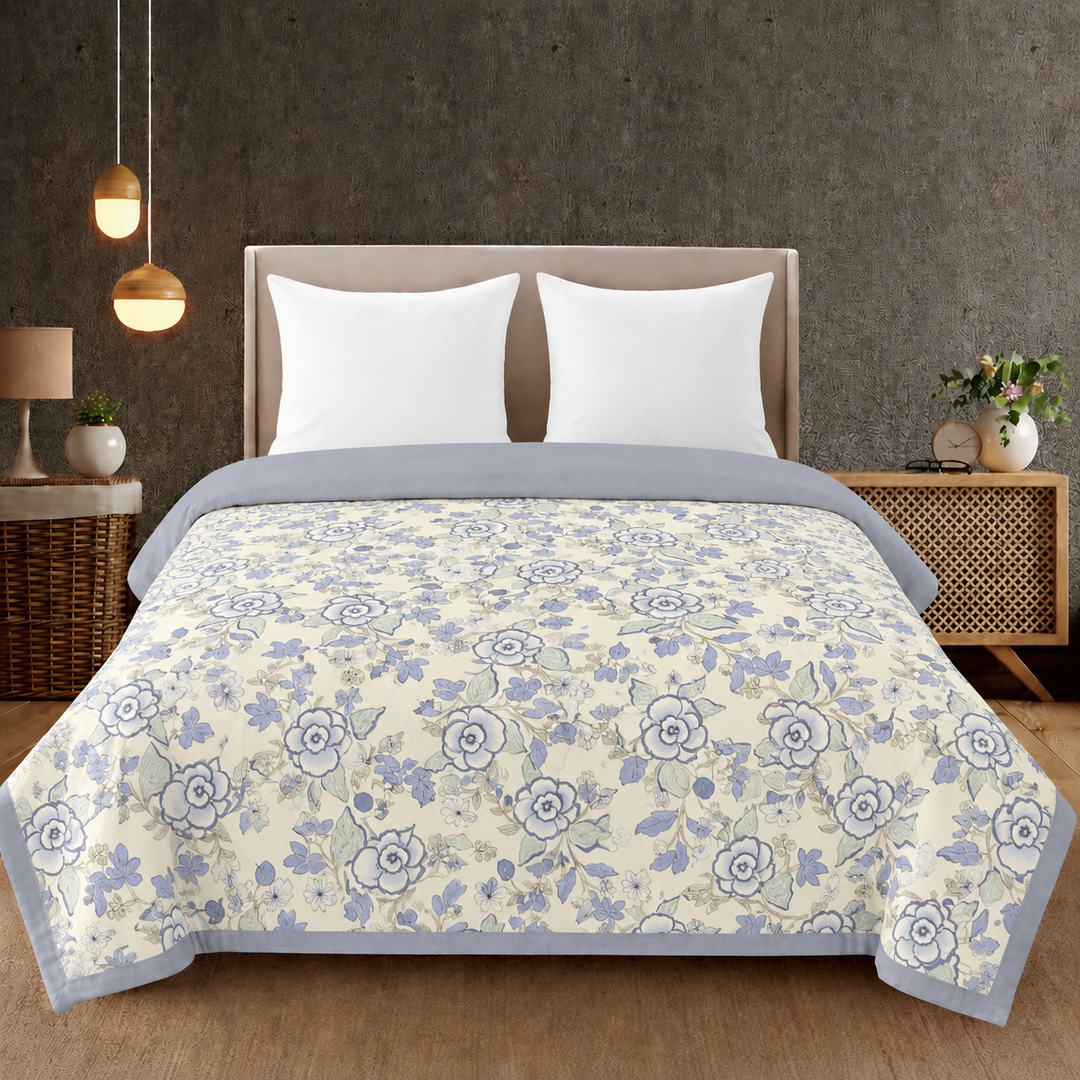 Bluebell Charm 180 GSM AC Room Reversible Double Bed Comforter