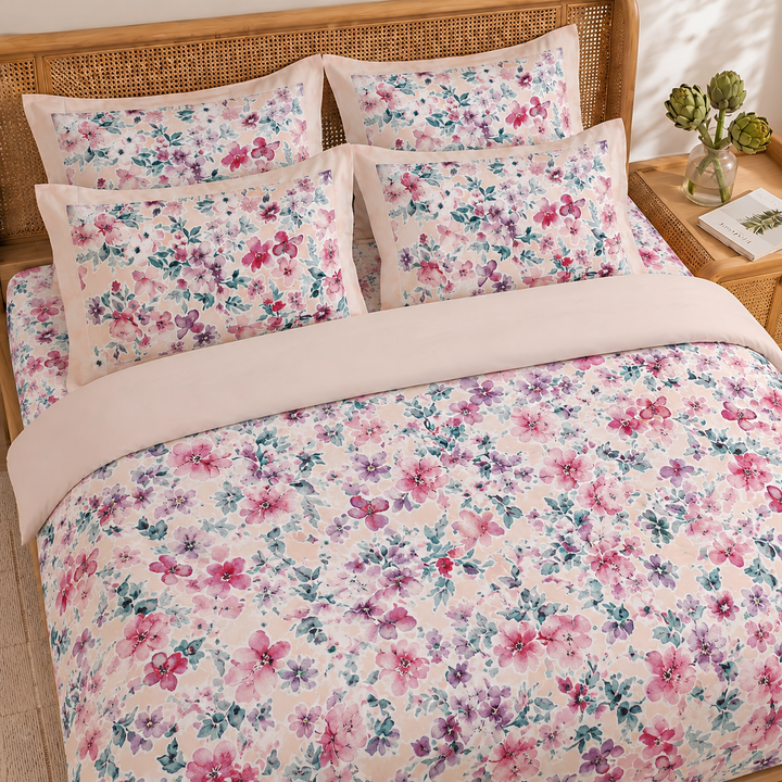Antique Botanica Cotton King Bedsheet - 250 TC