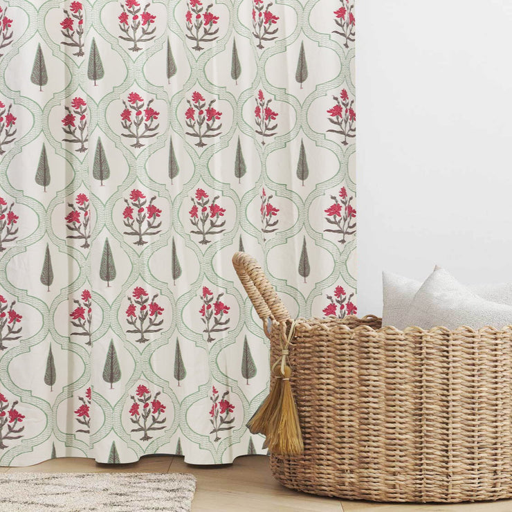 Jaipuri Bale Duck Cotton Printed Curtains Cotton Curtains - Window/Door/Long Door