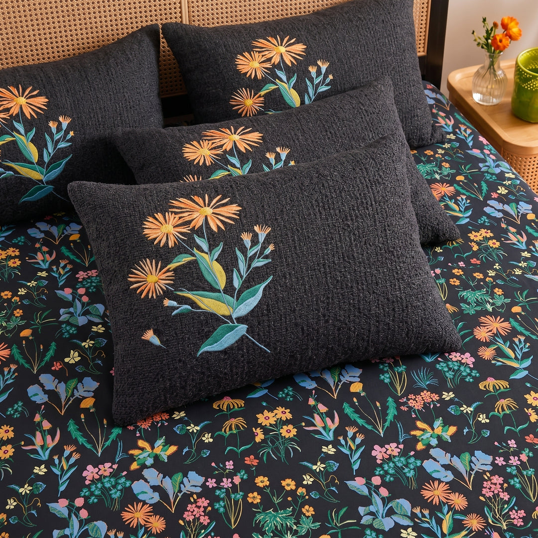 Night Garden Cotton King Bedsheet - 250 TC