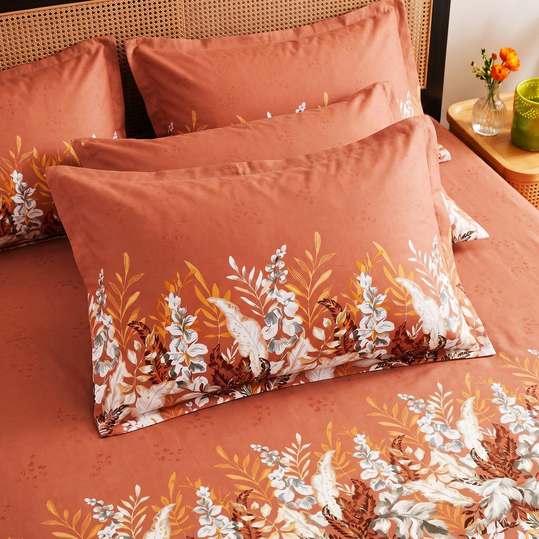 Earth & Bloom Cotton King Bedsheet - 250 TC