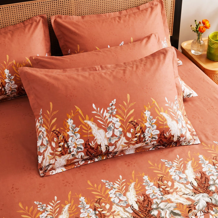 Earth & Bloom Cotton King Bedsheet - 250 TC