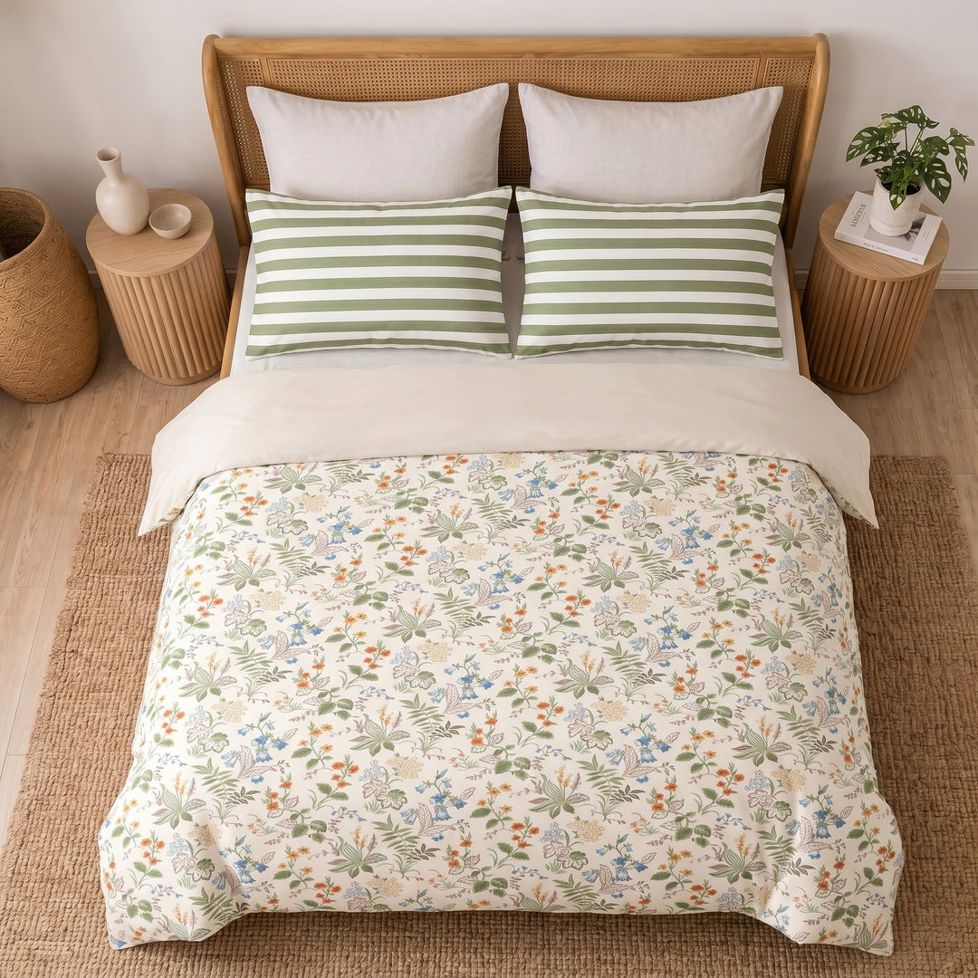 Forest Manor Cotton King Bedsheet - 250 TC