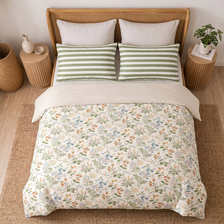 Forest Manor Cotton King Bedsheet - 250 TC