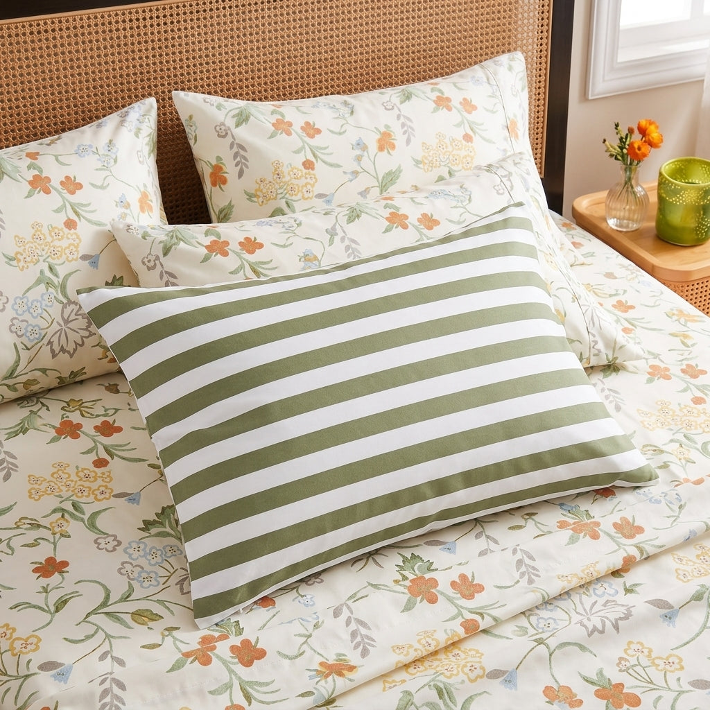 Forest Manor Cotton King Bedsheet - 250 TC