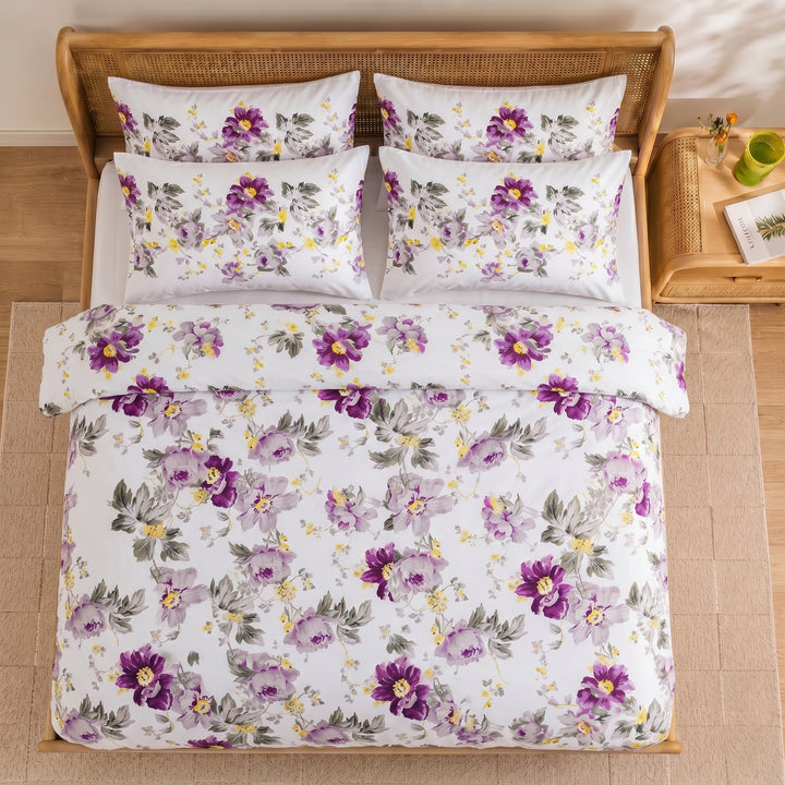 Bloom Monsoon Cotton King Bedsheet - 250 TC