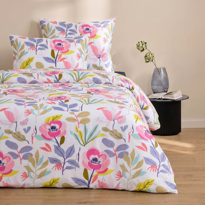 Color Splash Cotton King Bedsheet - 250 TC