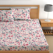 Rosa Royale 210 TC Cotton Blend Flat King Bedsheet