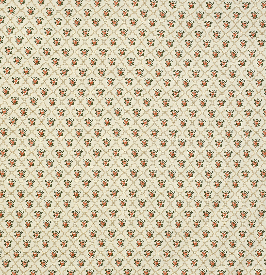 Square Flower Cotton Blend Elastic Fitted King Bedsheet