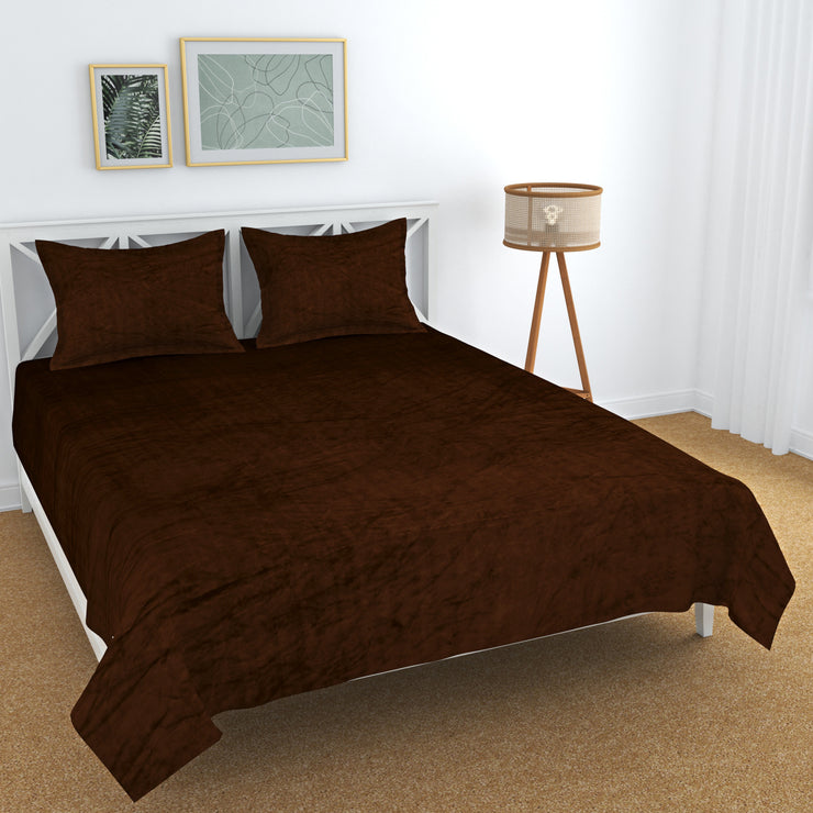 David Off Warm Winter Flannel Flat King Bedsheet (100 x 108)