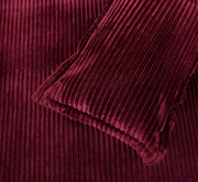 Glazed Ruby Pencil Warm Winter Flannel Fitted King Bedsheet
