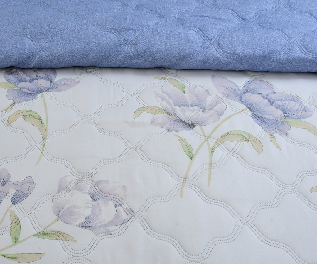 Ethereal Bloom 180 GSM AC Room Reversible Double Bed Comforter