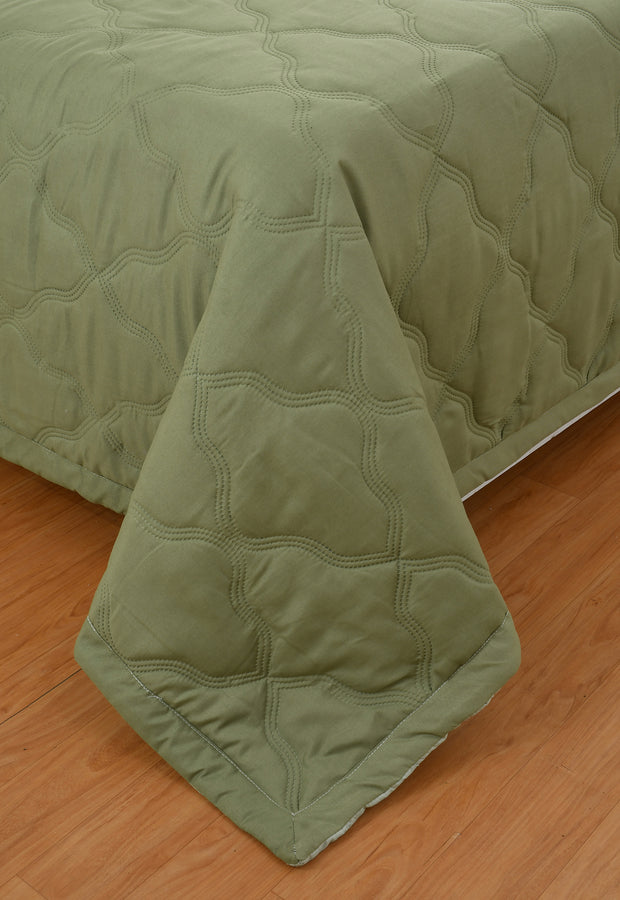 Tree Solid 180 GSM AC Room Reversible Double Bed Comforter