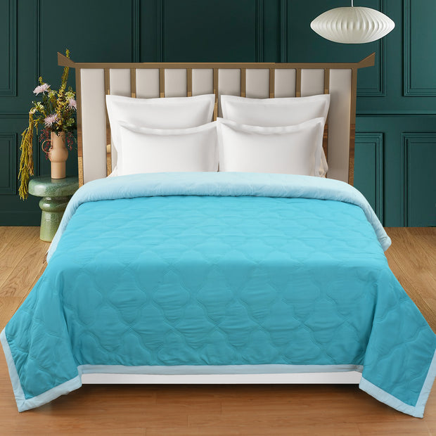 Ocean Solid 180 GSM AC Room Reversible Double Bed Comforter