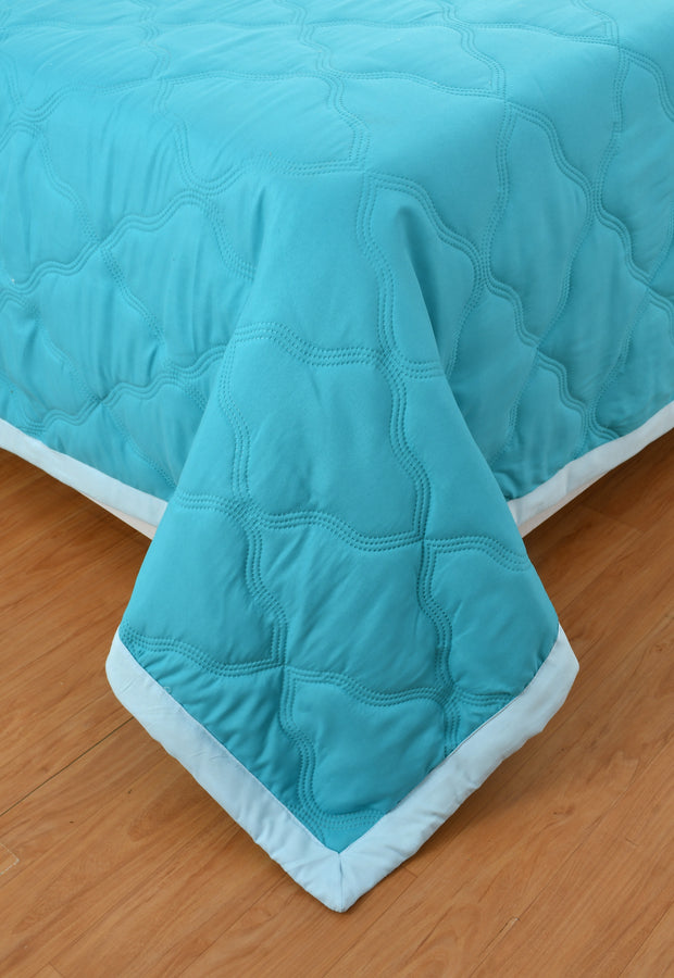Ocean Solid 180 GSM AC Room Reversible Double Bed Comforter