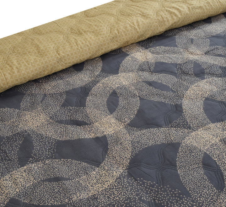 Blue Circle Comforter 180 GSM AC Room Reversible Double Bed Comforter