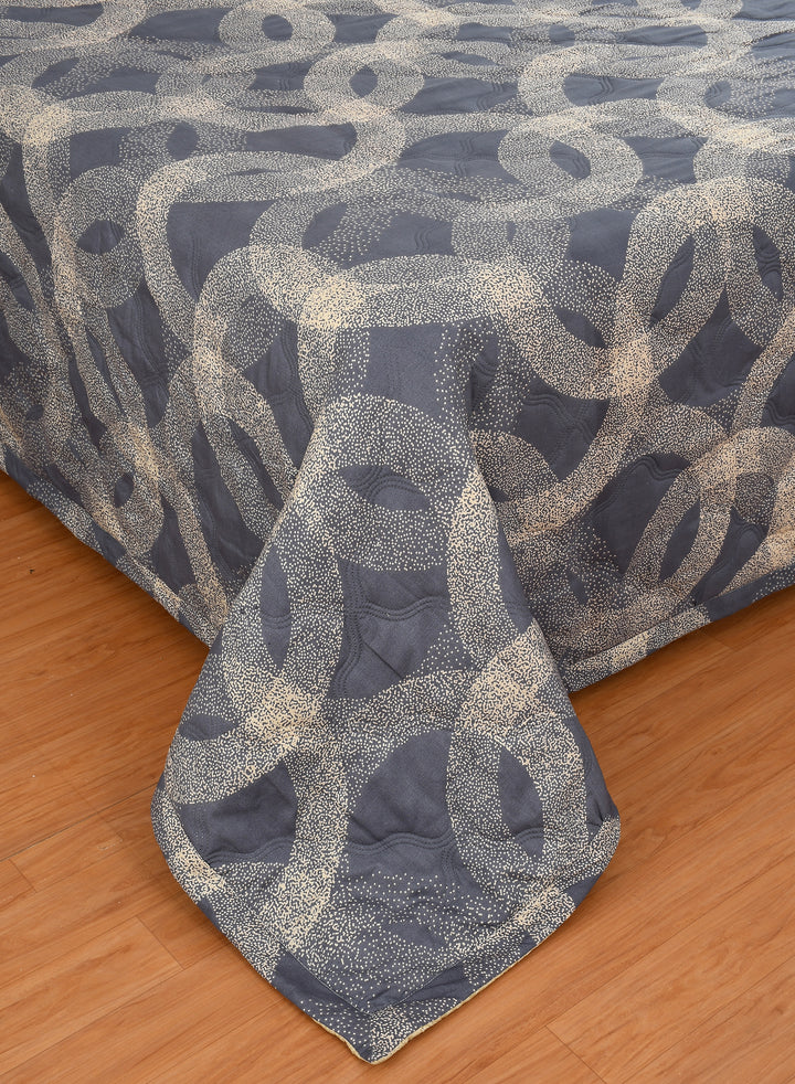 Blue Circle Comforter 180 GSM AC Room Reversible Double Bed Comforter