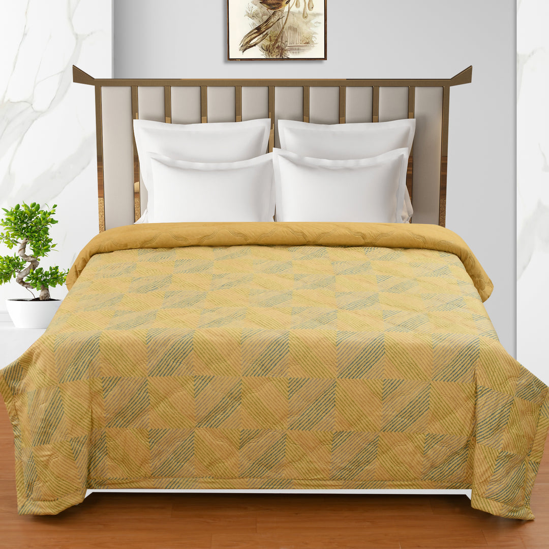 Angles of Sandstone Comforter 180 GSM AC Room Reversible Single Bed Comforter