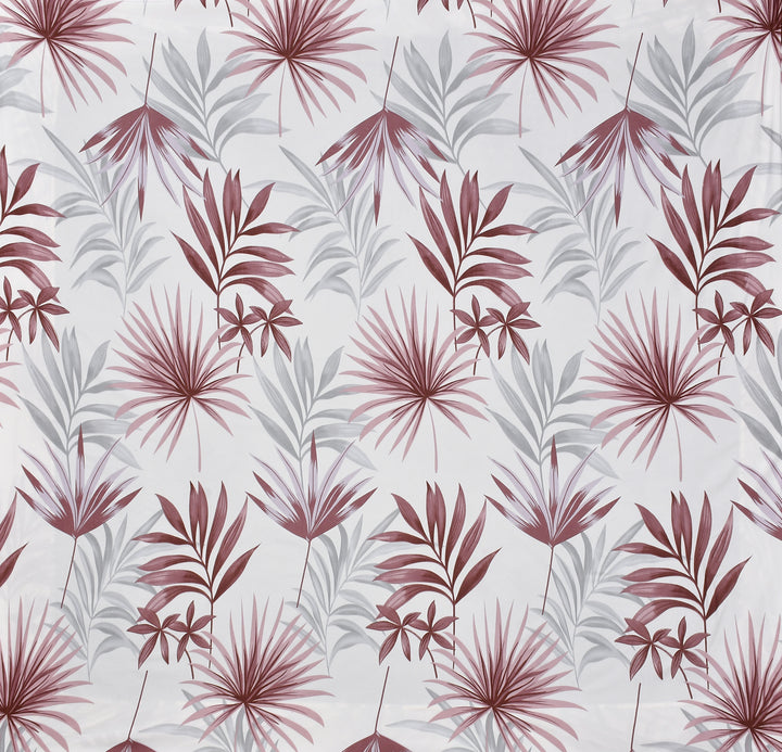 Blush Palm Whisper Cotton Blend Elastic Fitted King Bedsheet