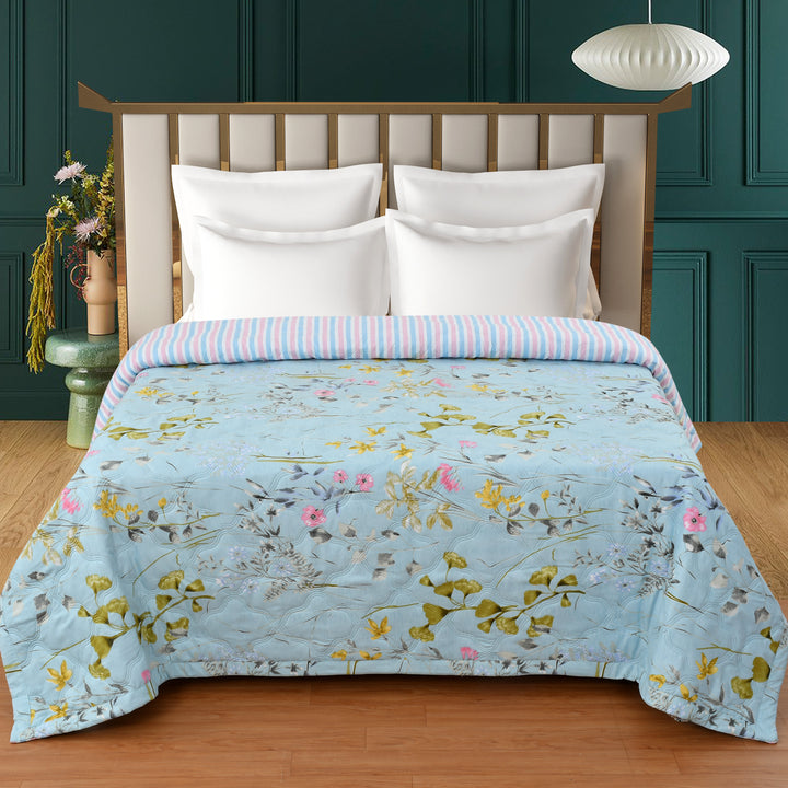 Goa Bliss Cotton Blend Elastic Fitted King Bedding Set