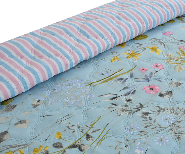 Goa Bliss Cotton Blend Elastic Fitted King Bedding Set