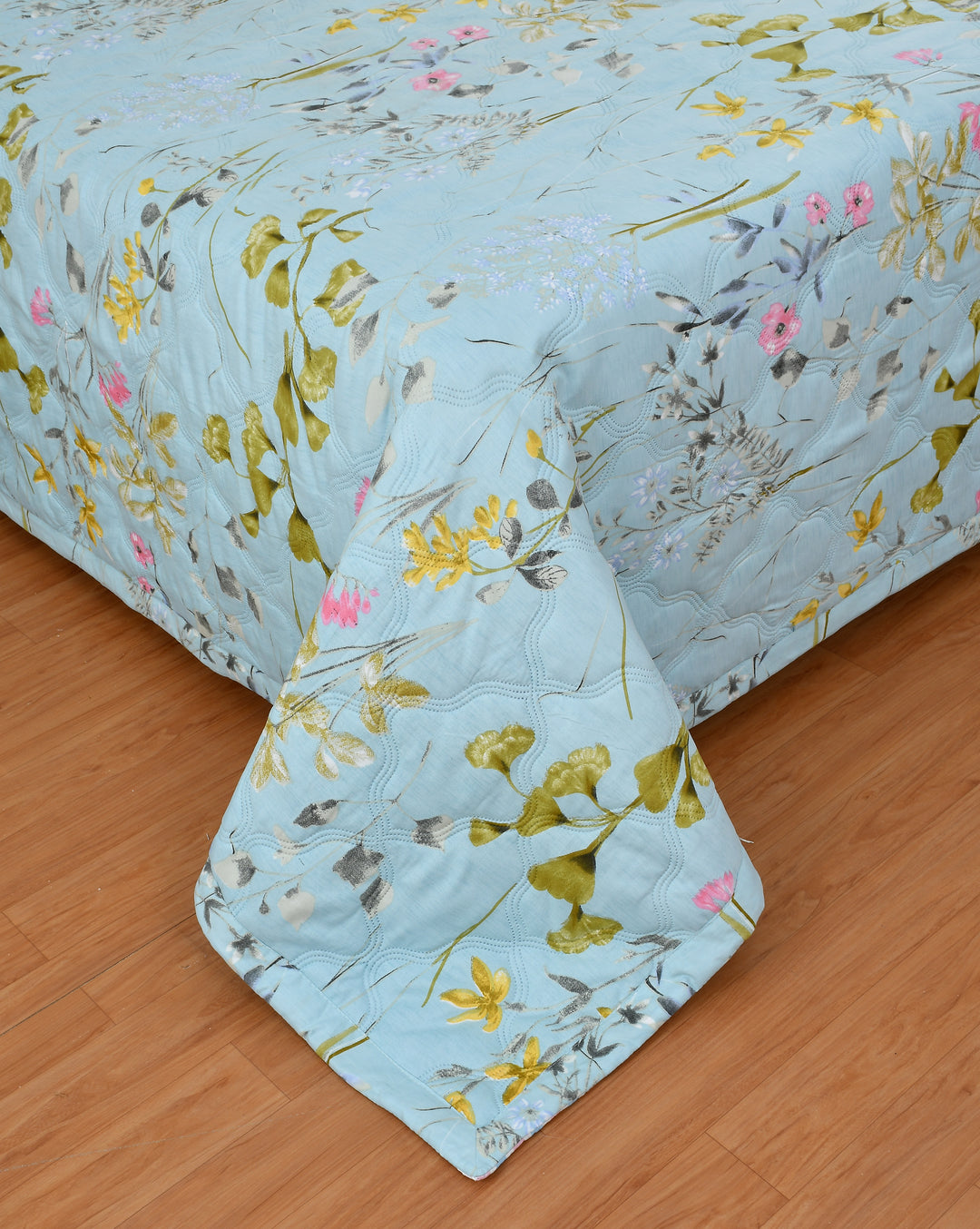 Goa Bliss Cotton Blend Elastic Fitted King Bedding Set