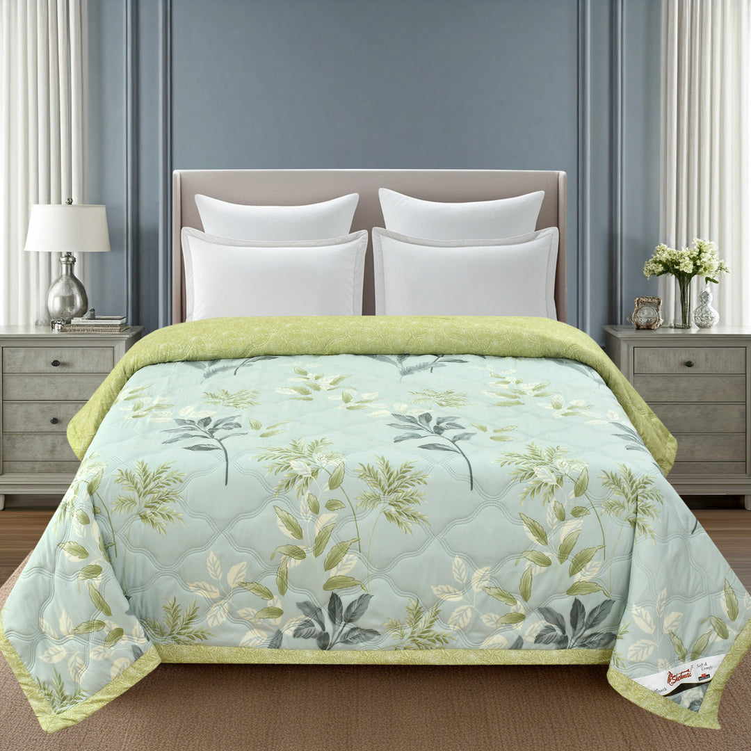 Garden Whispers Cotton Blend Elastic Fitted King Bedding Set