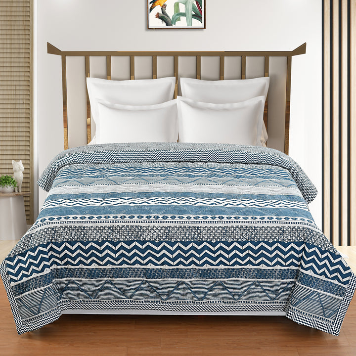 Timeless Lines 180 GSM AC Room Reversible Double Bed Comforter