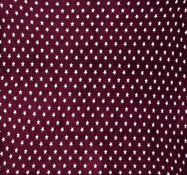 Mulberry Star Warm Winter Flannel Fitted King Bedsheet