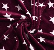 Mulberry Star Warm Winter Flannel Fitted King Bedsheet