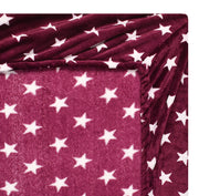 Mulberry Star Warm Winter Flannel Fitted King Bedsheet