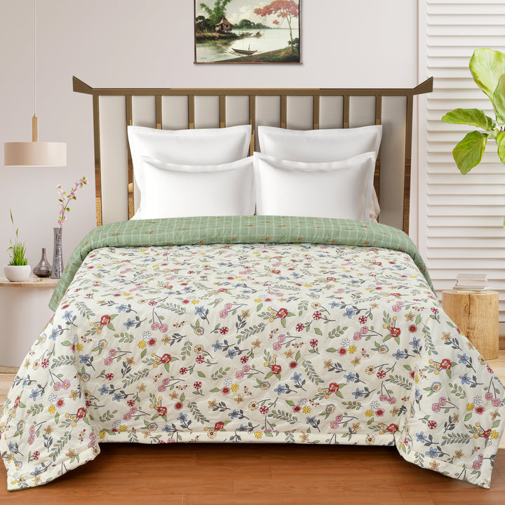 Dream Nest Comforter 180 GSM AC Room Reversible Single Bed Comforter