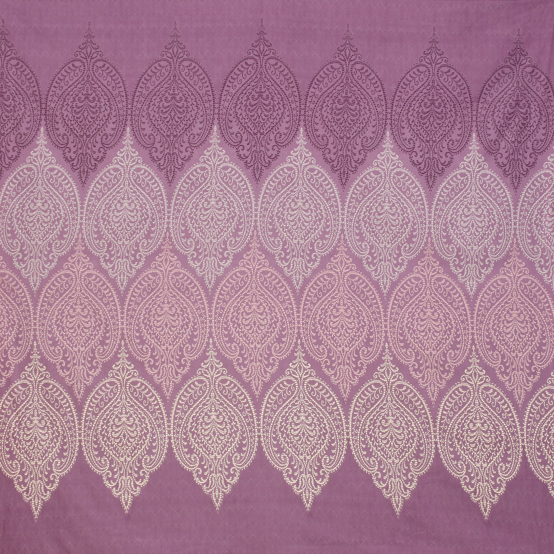 Ogee Lavender Cotton Blend Elastic Fitted King Bedsheet