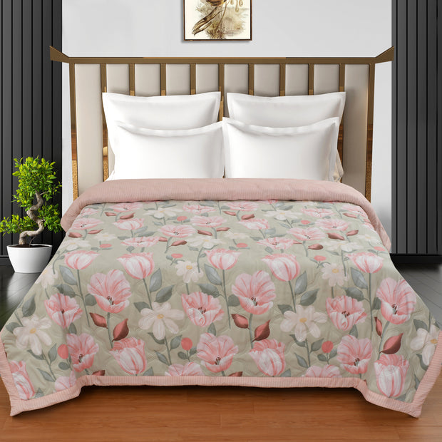 Tulip Dream Comforter 180 GSM AC Room Reversible Double Bed Comforter