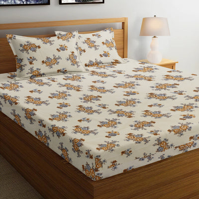 Patchie 210 TC Cotton Blend Flat King Bedsheet